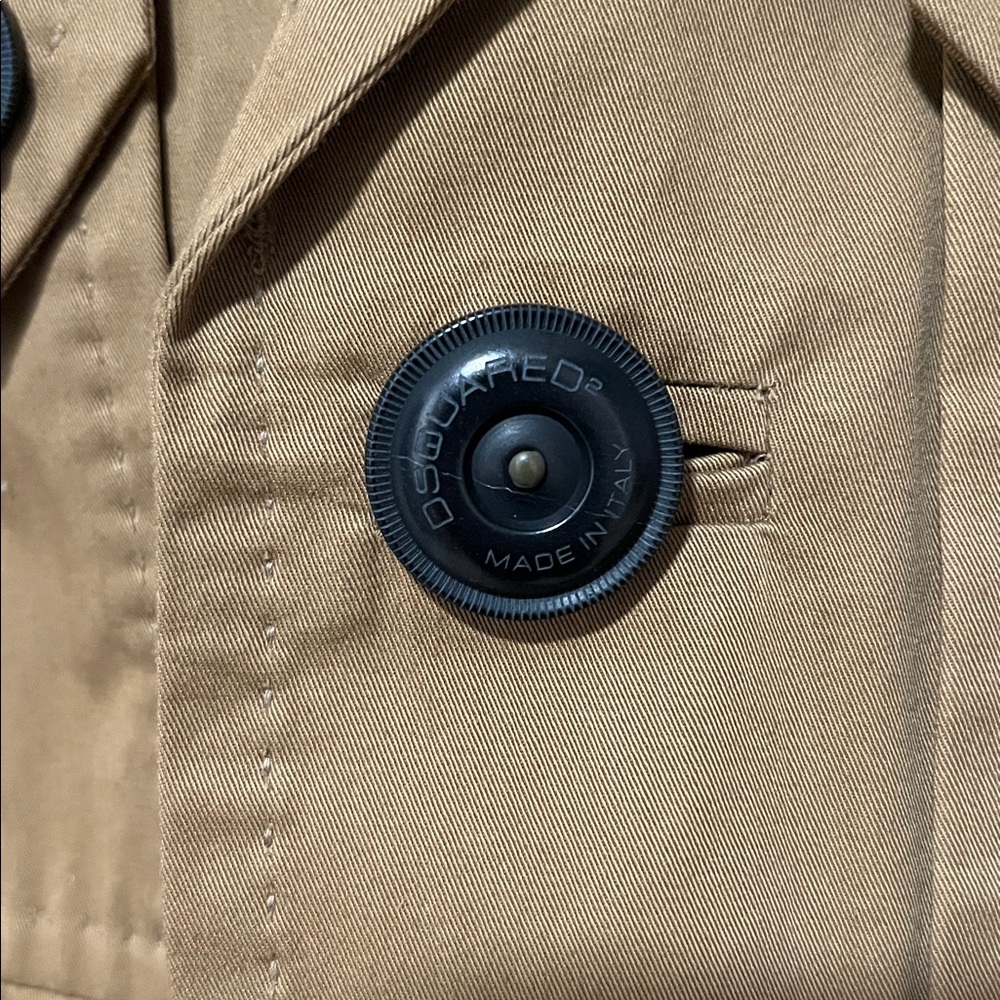 DSQUARED2 Brown Belted Trench Coat - Picture 9 of 9